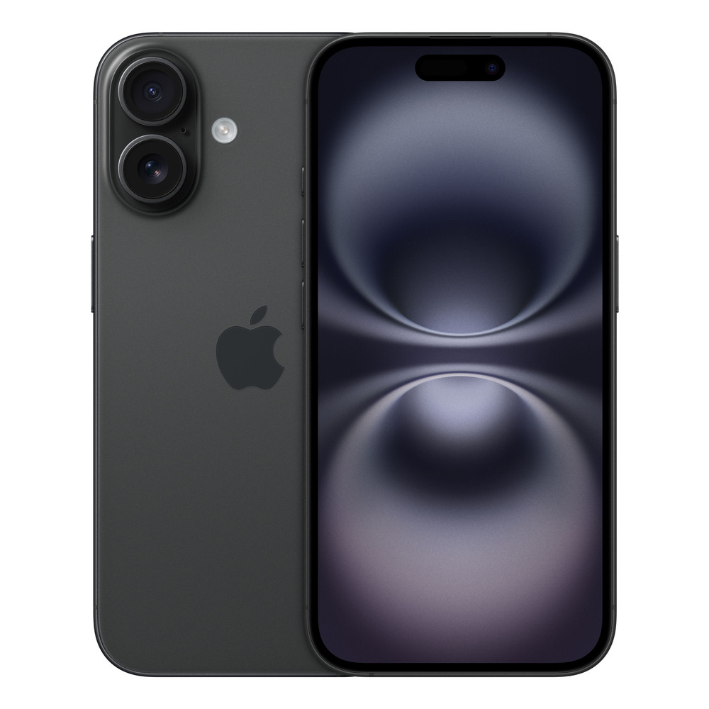 Apple iPhone 16 , 15,5 cm (6.1'), 2556 x 1179 pixels, 128 Go, 48 MP, iOS 18, Noir MYE73ZD/A