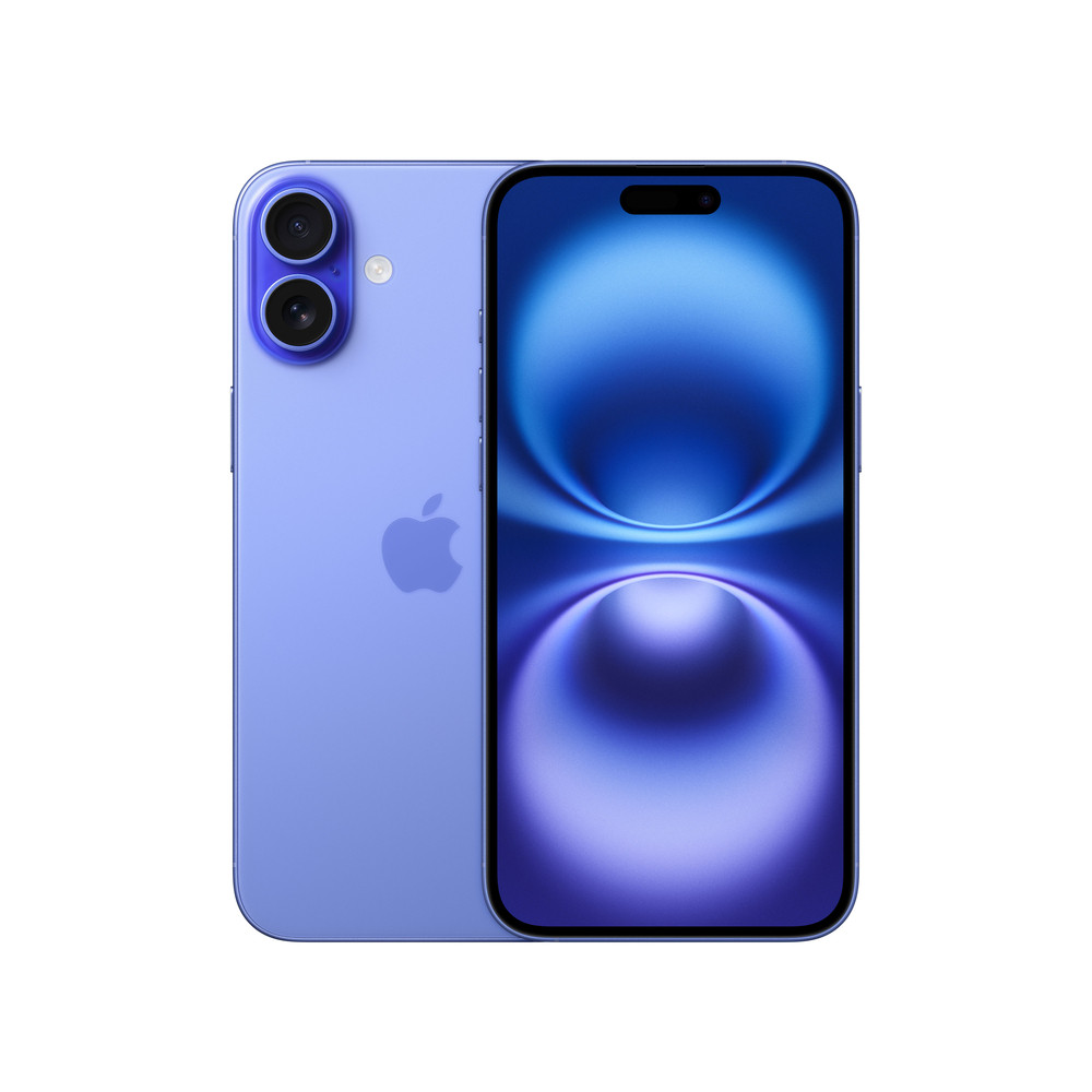 Apple iPhone 16 Plus , 17 cm (6.7'), 2796 x 1290 pixels, 512 Go, 48 MP, iOS 18, Bleu MY2D3ZD/A