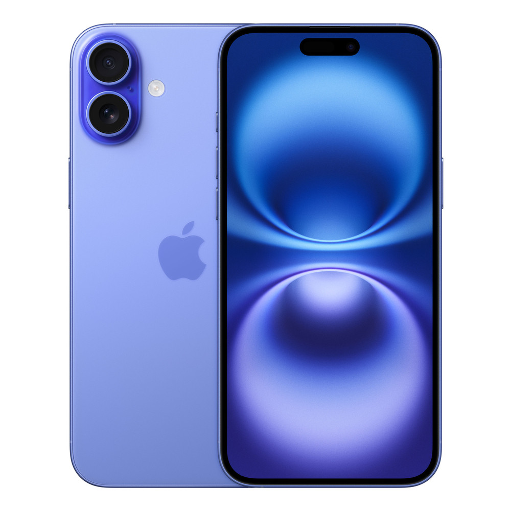 Apple iPhone 16 Plus , 17 cm (6.7'), 2796 x 1290 pixels, 128 Go, 48 MP, iOS 18, Bleu MXVX3ZD/A
