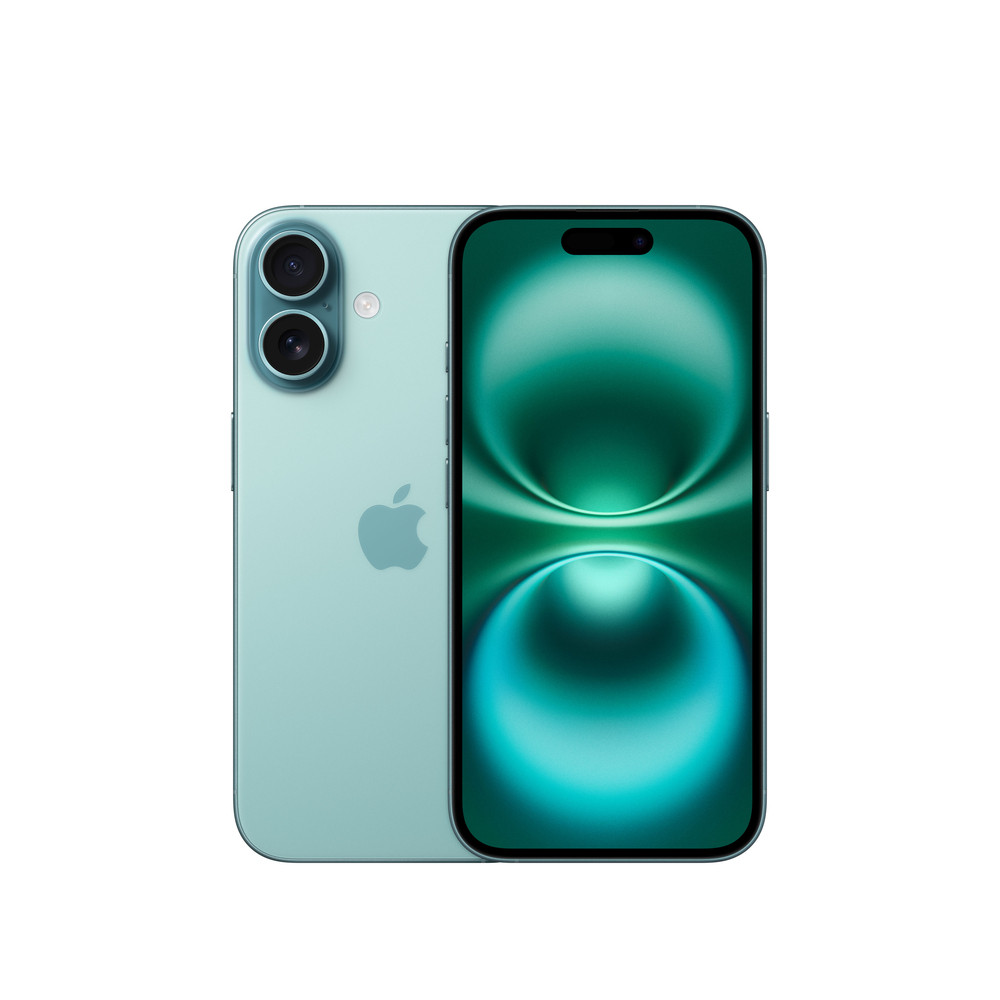 Apple iPhone 16 , 15,5 cm (6.1'), 2556 x 1179 pixels, 128 Go, 48 MP, iOS 18, Bleu MYED3ZD/A