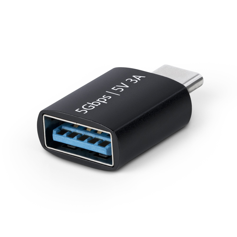 StarTech.com Adaptateur USB-C vers USB-A, USB 5Gbps, 3A, Convertisseur USB-C Mâle vers USB-A Femelle, Boîtier Métallique Durable - Compatible Thunderb