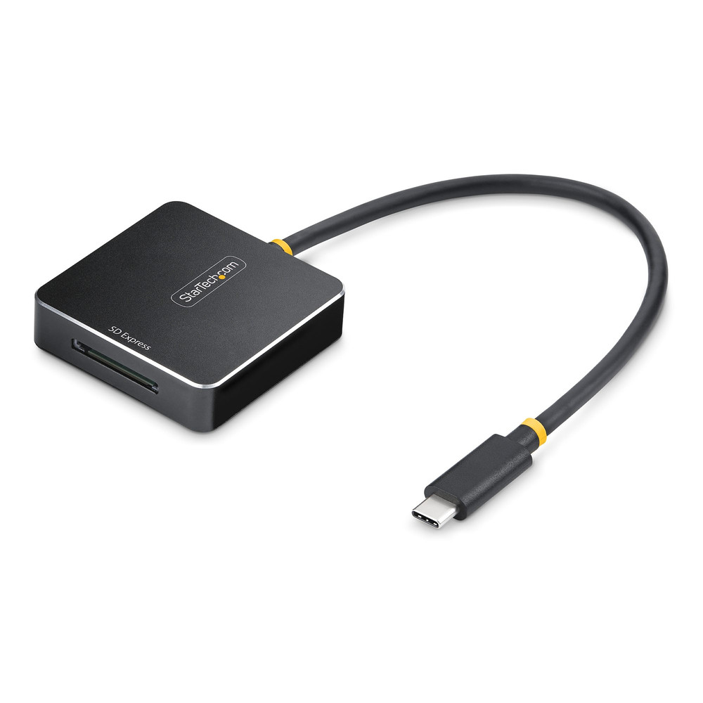 StarTech.com Lecteur de Cartes SD Express USB-C, USB 10Gbps, Lecteur de Cartes Mémoire Portable, Adaptateur USB Type-C vers Secure Digital 7.1, Foncti