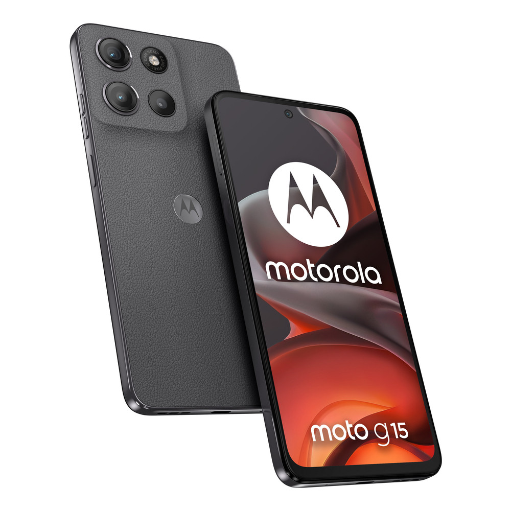 Motorola moto g15, 17,1 cm (6.72'), 4 Go, 128 Go, 50 MP, Android 15, Gris PB6E0003SE