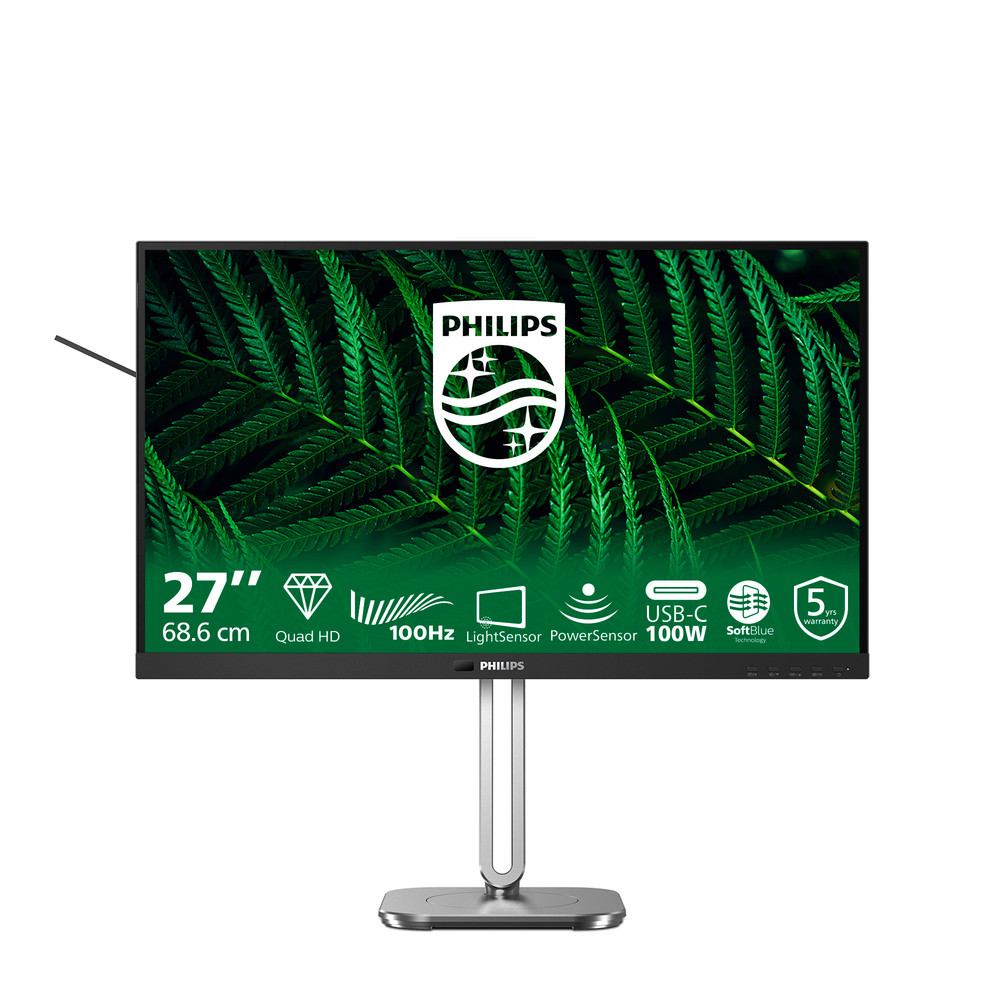 Philips 5000 series 27B2G5601/00, 68,6 cm (27'), 2560 x 1440 pixels, Quad HD, LCD, 4 ms, Noir