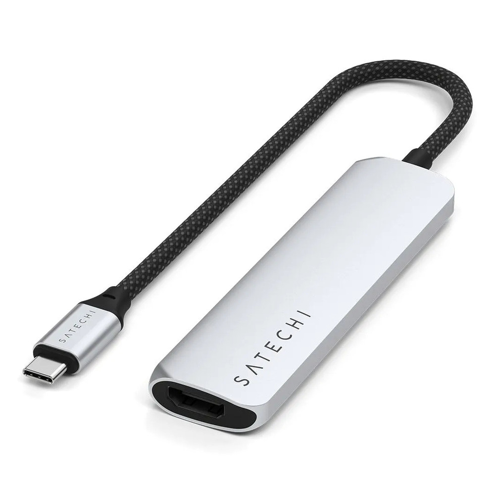 Satechi ST-P4SS, USB Type-C, HDMI, USB 3.2 Gen 2 (3.1 Gen 2) Type-A, USB Type-C, 10000 Mbit/s, 60 Hz, 4096 x 2160, 2160p