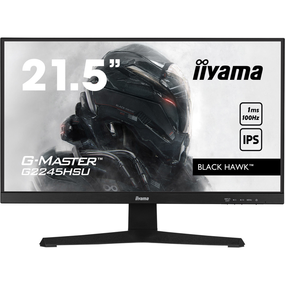 iiyama G-MASTER G2245HSU-B2, 55,9 cm (22'), 1920 x 1080 pixels, Full HD, LED, 1 ms, Noir