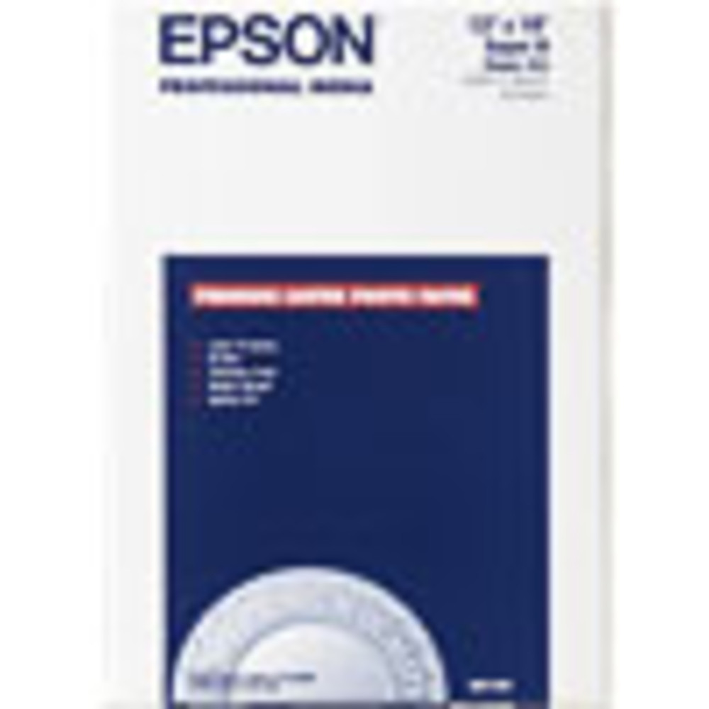 Epson Pap Photo Premium Lustr (250) 235g 100f. A3+ (0,329x0,483m), Lustre, 250 g/m, A3+, Blanc, 100 feuilles, SureColor SC-T7200D SureColor SC-T7200