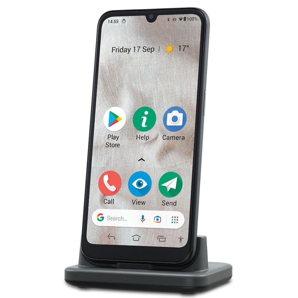 Doro 8100, 15,5 cm (6.1'), 2 Go, 32 Go, 13 MP, Android 10 Go edition, Gris 8720