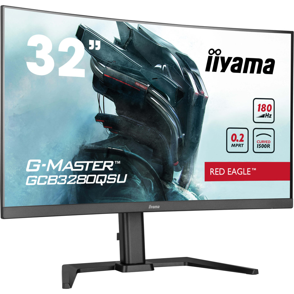 iiyama G-MASTER GCB3280QSU-B2, 80 cm (31.5'), 2560 x 1440 pixels, Dual QHD, LED, 0,2 ms, Noir