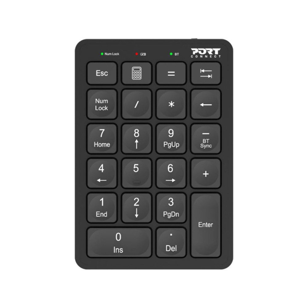 PORTDESIGNS Port Designs 900802, Bluetooth, 22, PC portable/de bureau, Noir