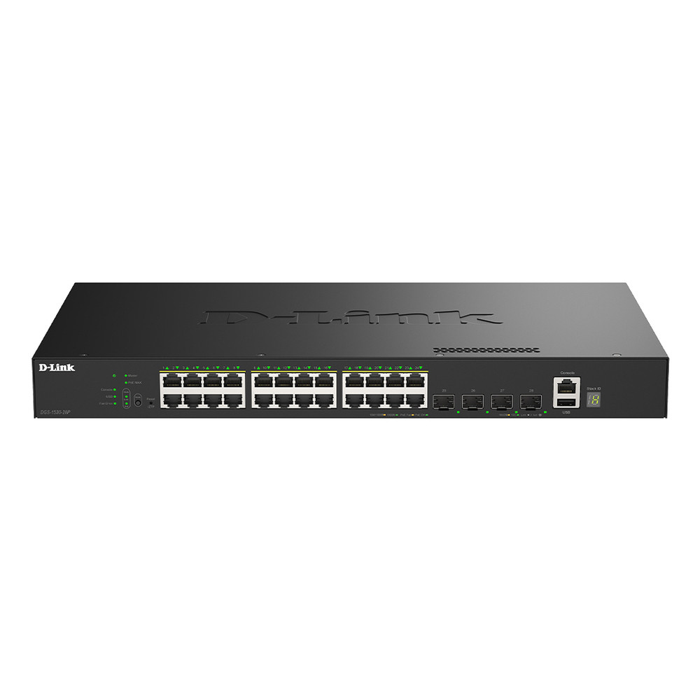 D Link SmartPro DGS 1530 28P commutateur 28 ports intelligent Montable sur rack - vue 2