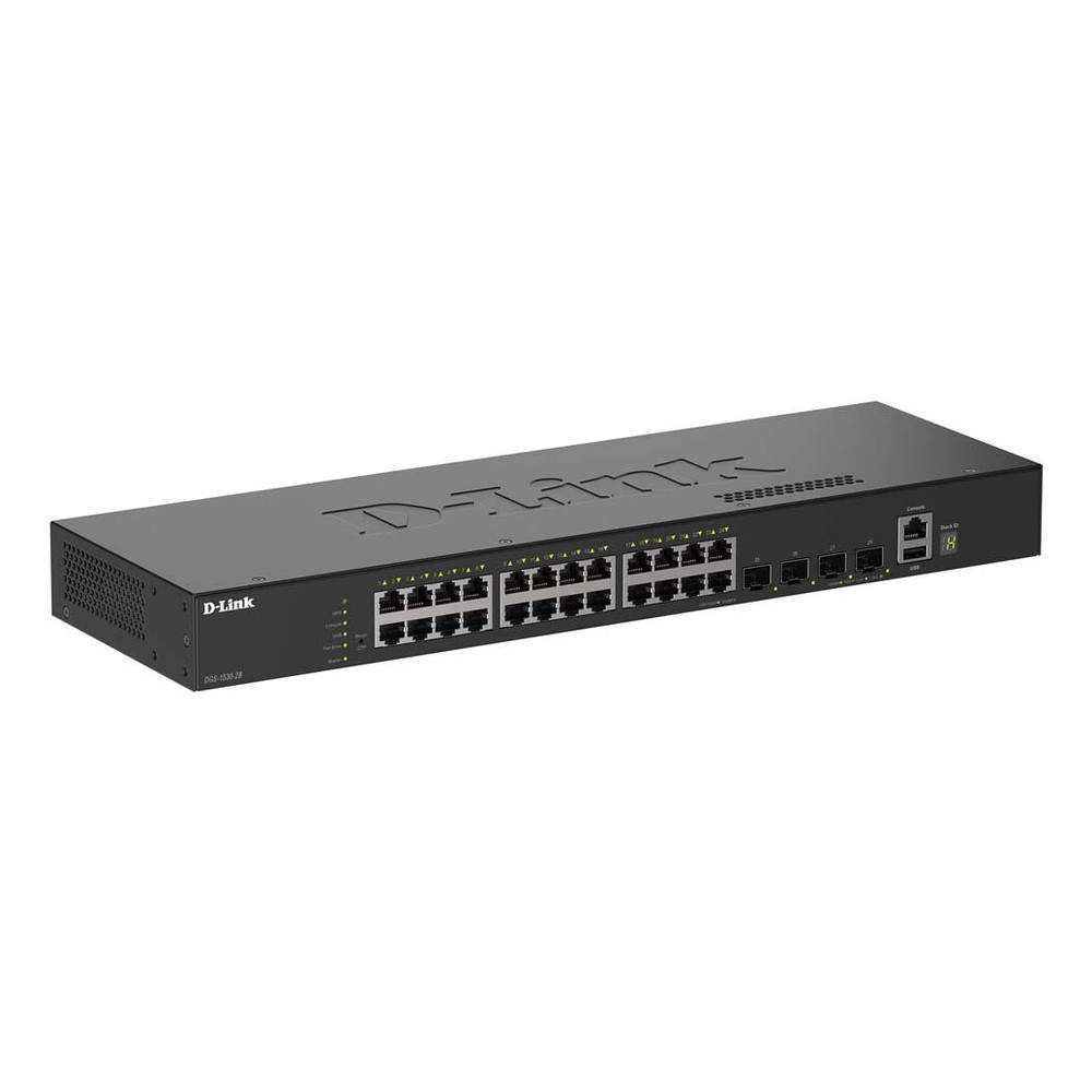 D Link SmartPro DGS 1530 28 commutateur 28 ports intelligent Montable sur rack - vue 2