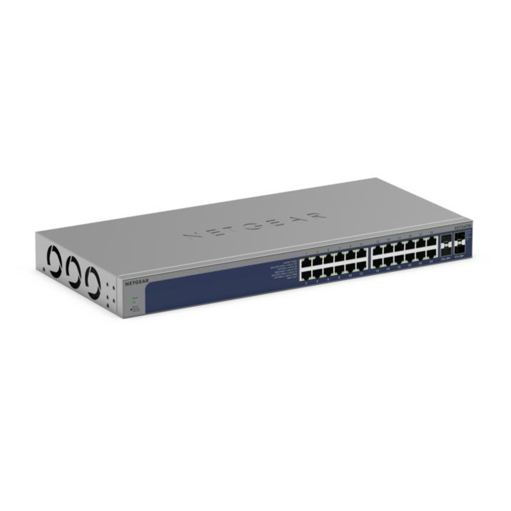 NETGEAR XS724TM Commutateur 2+/L3 Lite intelligent 24 x 1025 Gigabit Ethernet + 4 x 1 Gigabit / 10 Gigabit SFP+ de bureau Montable sur rack - vue 5