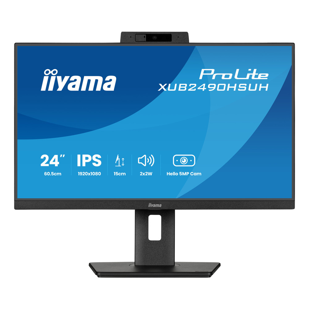 iiyama XUB2490HSUH-B2, 60,5 cm (23.8'), 1920 x 1080 pixels, Full HD, LED, 4 ms, Noir