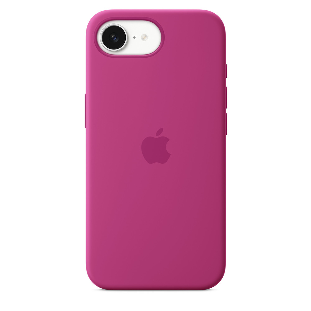 Apple Coque en silicone pour iPhone 16e – Fuchsia (brand) iPhone 16e Rose - vue 5