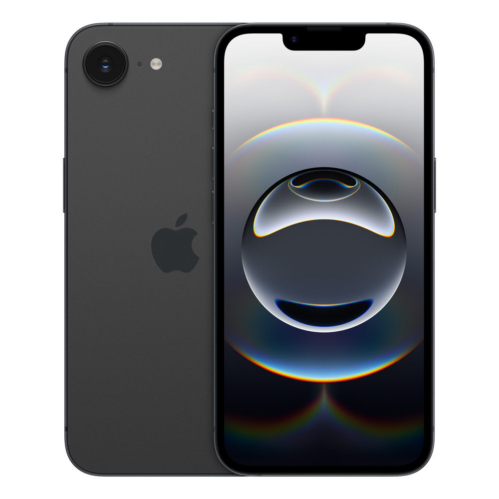 Apple iPhone 16e , 15,5 cm (6.1'), 2532 x 1170 pixels, 128 Go, 48 MP, iOS 18, Noir MD1Q4F/A