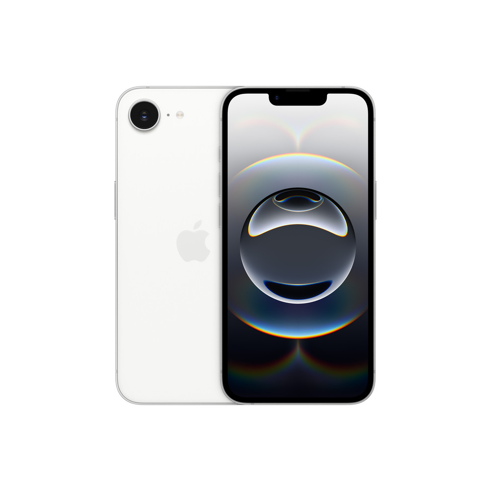 Apple iPhone 16e , 15,5 cm (6.1'), 2532 x 1170 pixels, 256 Go, 48 MP, iOS 18, Blanc MD1W4F/A