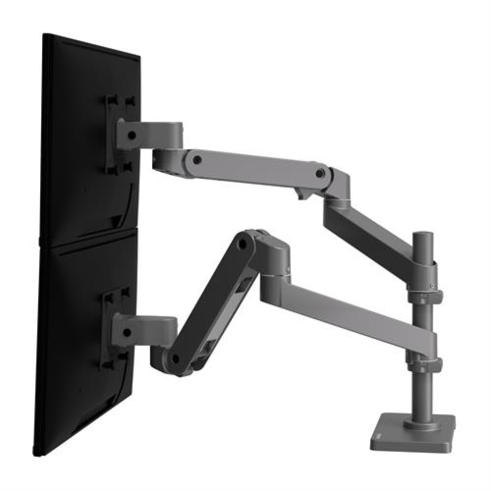 Ergotron LX Series 45-690-293, Pince, 20 kg, 68,6 cm (27'), 100 x 100 mm, Réglage de la hauteur, Gris foncé