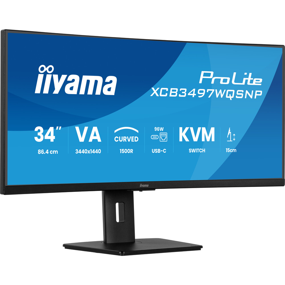 iiyama 34 LED ProLite XCB3497WQSNP B1 - vue 9