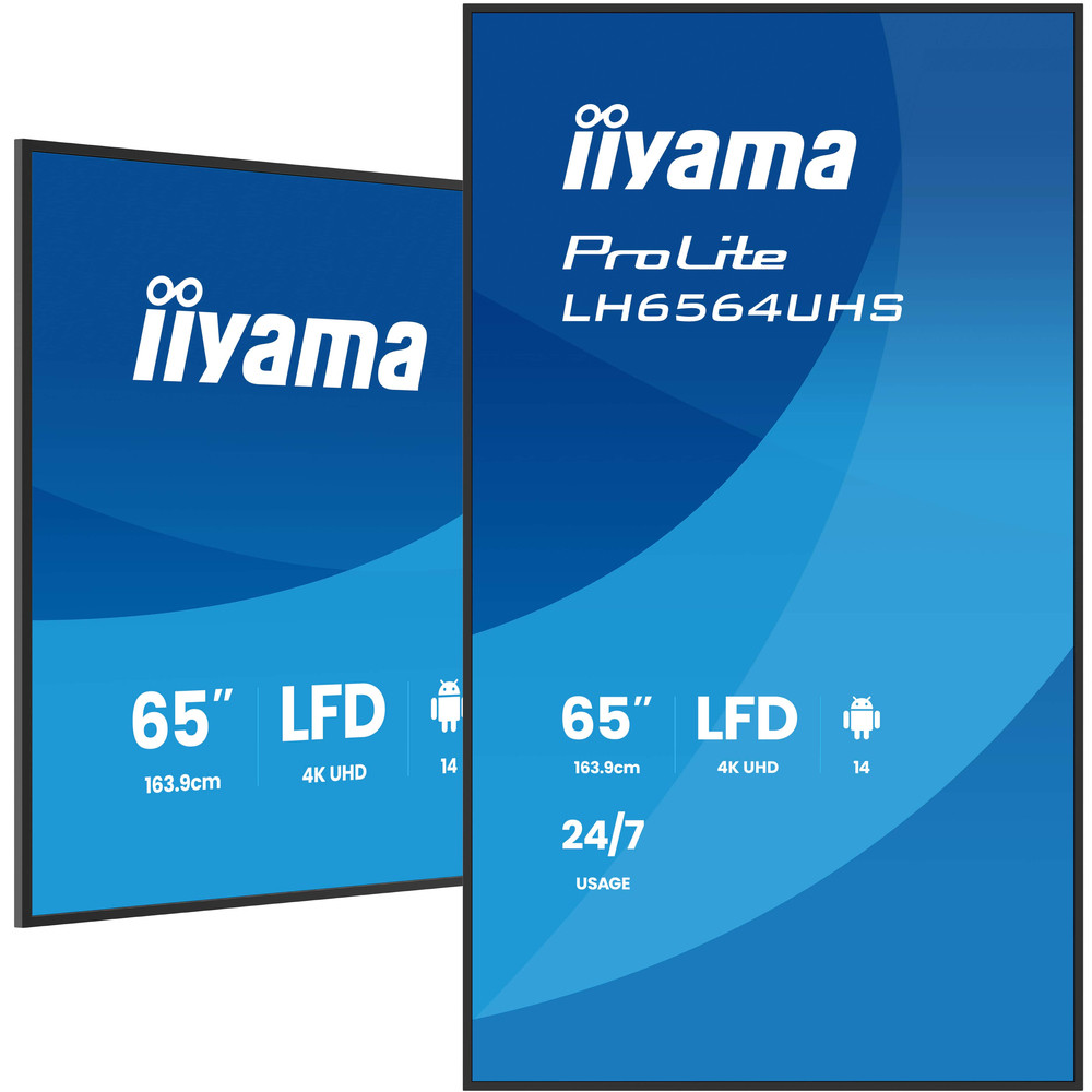 iiyama 65 LED ProLite LH6564UHS B1AG - vue 5