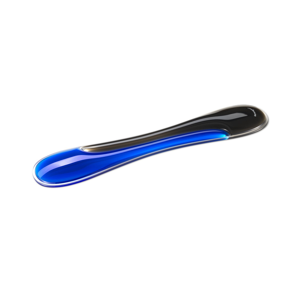 Kensington Repose-poignets Slim Duo Gel pour clavier - Bleu, Gel, Polyuréthane thermoplastique (TPU), Noir, Bleu, Chine, 490 mm, 95 mm, 18 mm K62441WW