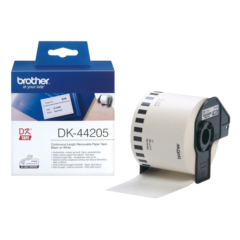 Brother DK 44205 | Rouleau de Papier Continu Original | sur | 62 mm x 30 48 - vue 3