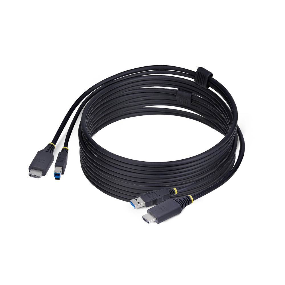 StarTech.com Câble KVM HDMI de 3 et USB 5Gbps 4K 60Hz Câble Combo HDMI 2.0 et USB pour CommutateursSwitchs KVM 3 1 USB USB HDMI HDMI - vue 6