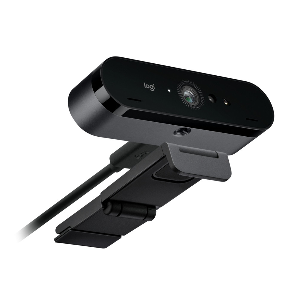 Logitech BRIO 4K, 13 MP, 4096 x 2160 pixels, 4K Ultra HD, 90 ips, 1280x720@90fps, 1920x1080@60fps, 4096x2160@30fps, 720p, 1080p, 2160p 960-001746