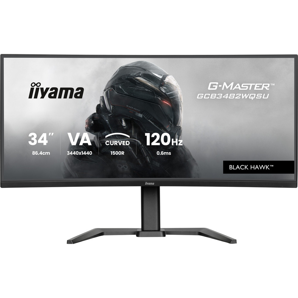 iiyama GCB3482WQSU-B1, 86,4 cm (34'), 1440 x 3440 pixels, UltraWide Quad HD, LED, 0,6 ms, Noir
