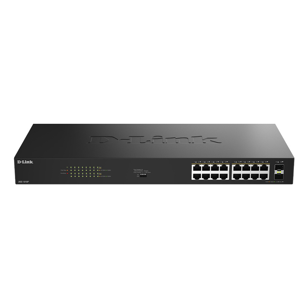 D Link DGS commutateur 16 ports non gere Montable sur rack - vue 2