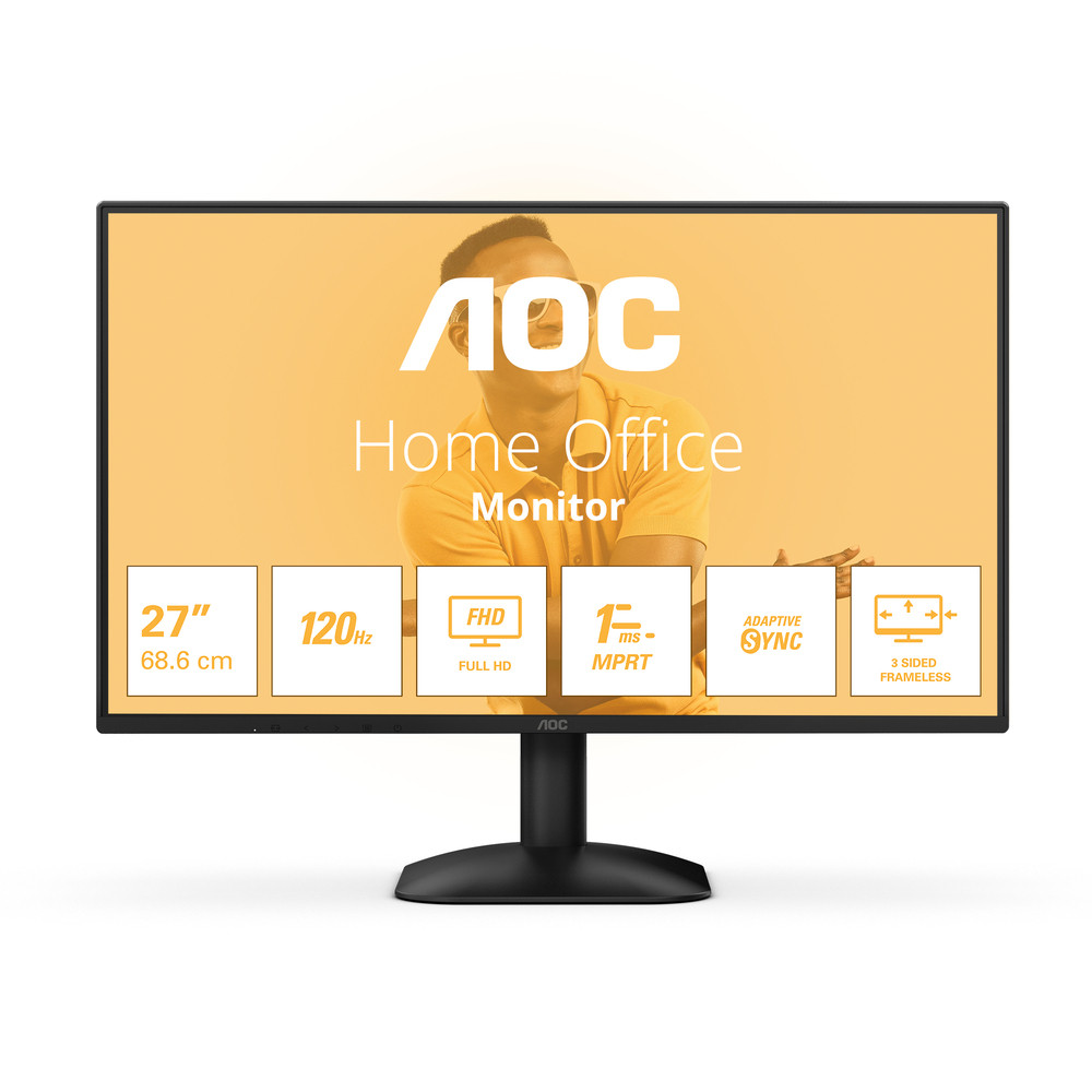 AOC B3 27B31H, 68,6 cm (27'), 1920 x 1080 pixels, Full HD, 4 ms, Noir