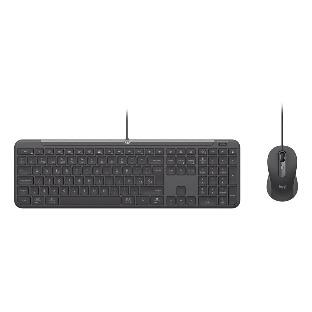Logitech Signature Slim Wired Combo MK620 for Business Ensemble clavier et full size USB C AZERTY Français - vue 5