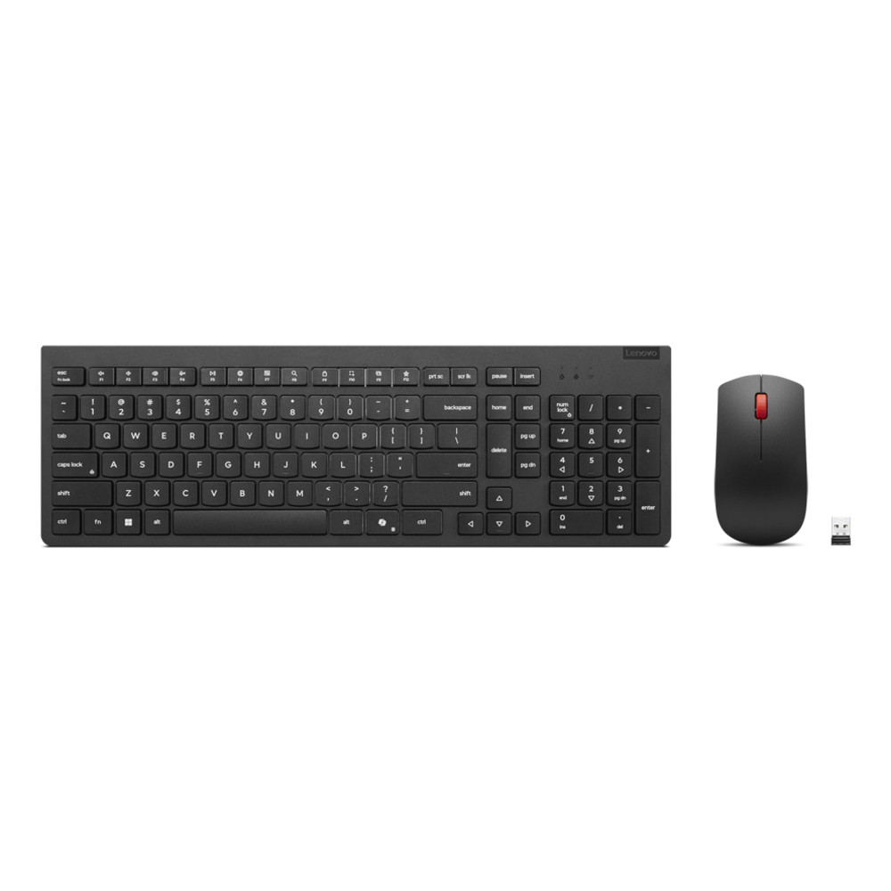 Lenovo 4X31R64464 tastiera Mouse incluso Ufficio RF Wireless Francese Nero Neuf - vue 2