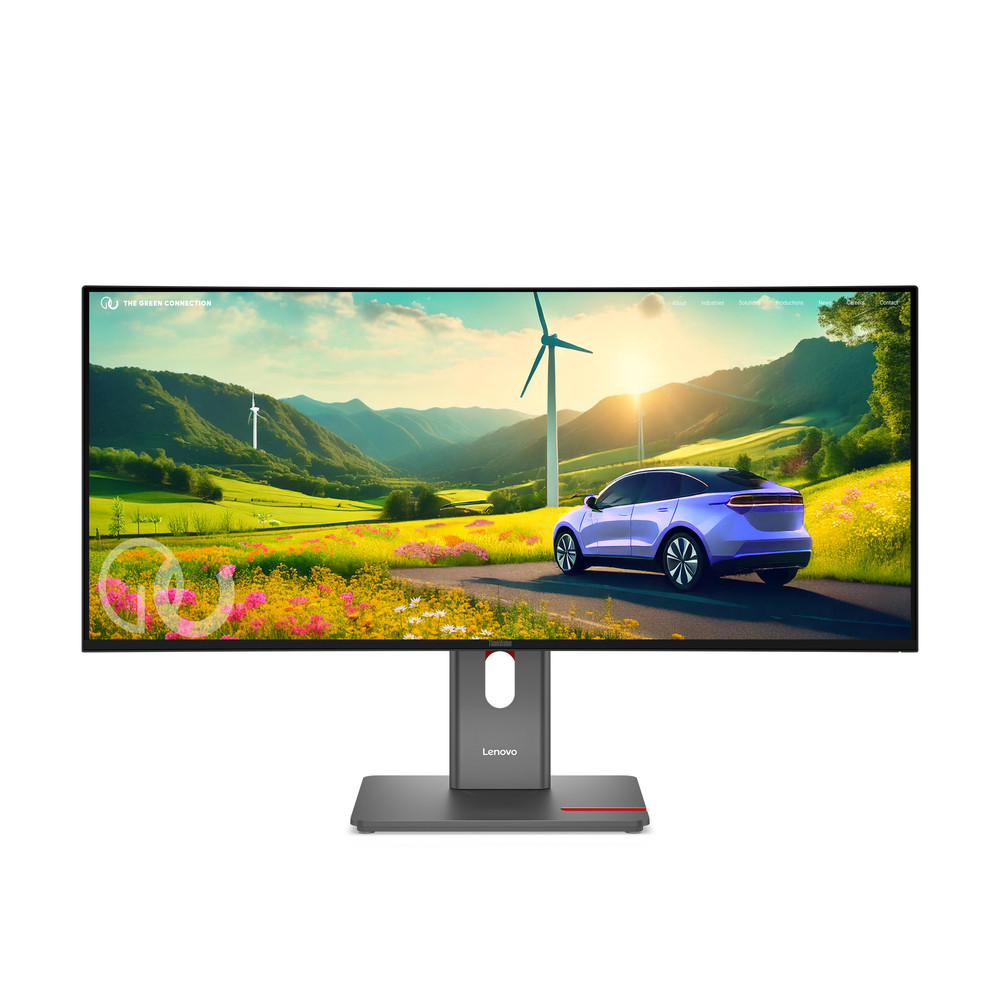 Lenovo ThinkVision P34WD 40 Écran LED incurvé 34 3440 x 1440 @ 120 Hz IPS 350 cdm² 2000:1 DisplayHDR 10 4 ms HDMI DisplayPort USB C eclipse - vue 7