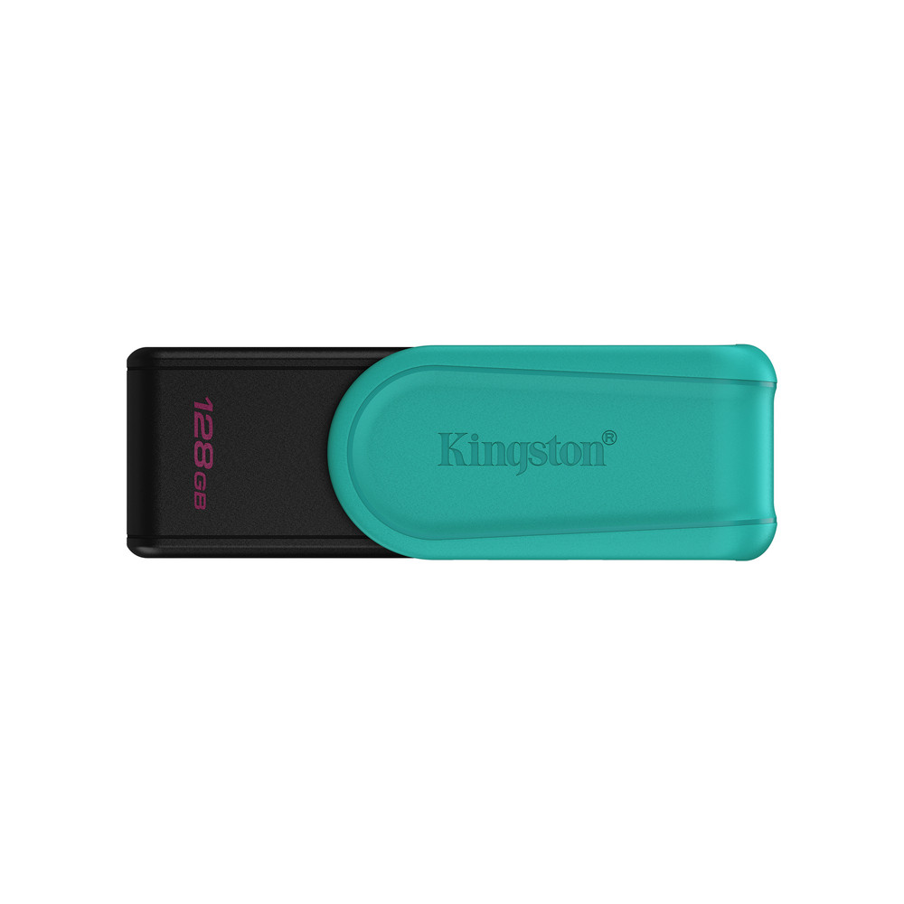 Kingston Technology DataTraveler 128GB Portable USB 3.2 Gen 1 Exodia S (Noir/Turquoise), 128 Go, USB Type-A, 3.2 Gen 1 (3.1 Gen 1), Pivotant, 8,32 g,