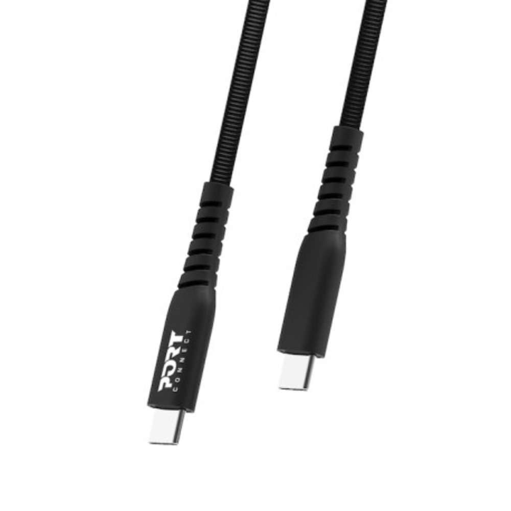 Port Designs 900067, 2 m, USB C, USB C, USB 2.0, 0,48 Gbit/s, Noir
