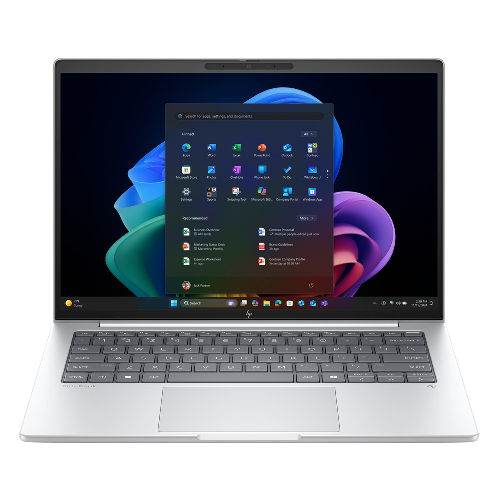 HP EliteBook 8 G1a 14 inch Notebook Next Gen AI PC Wolf Pro Security Edition, AMD Ryzen AI 7, 35,6 cm (14'), 1920 x 1200 pixels, 32 Go, 1 To, Windows