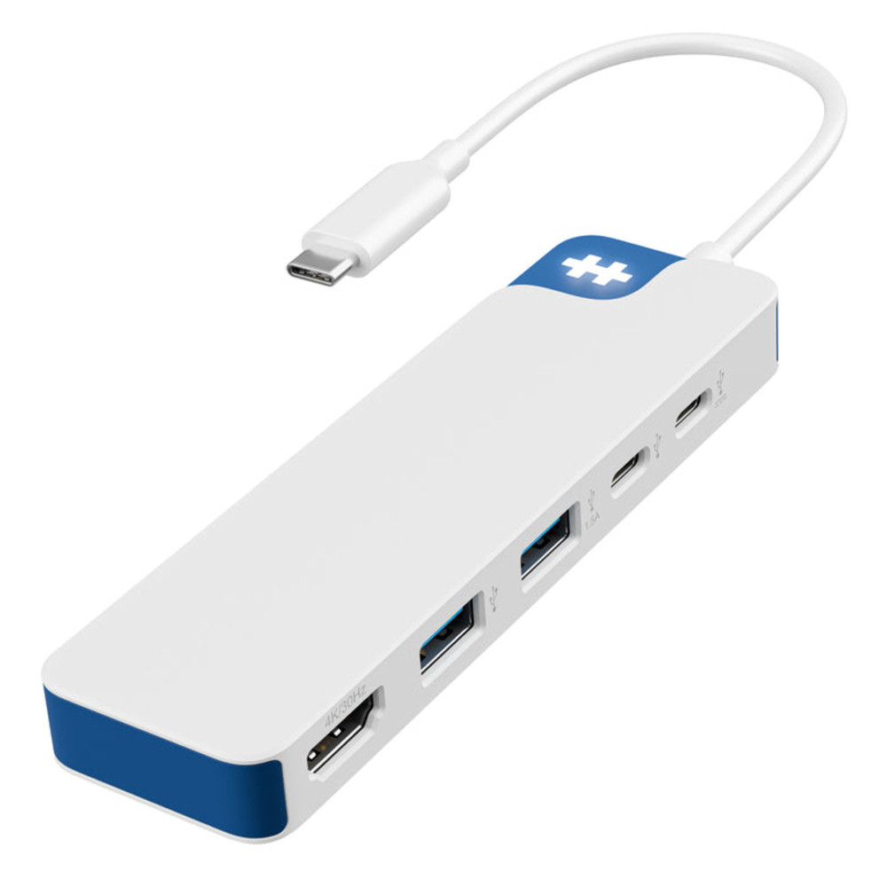 Hyper Station D Accueil Pc Portable Hyperdrive Flex5 Port Usb C Hub Bleu - vue 2