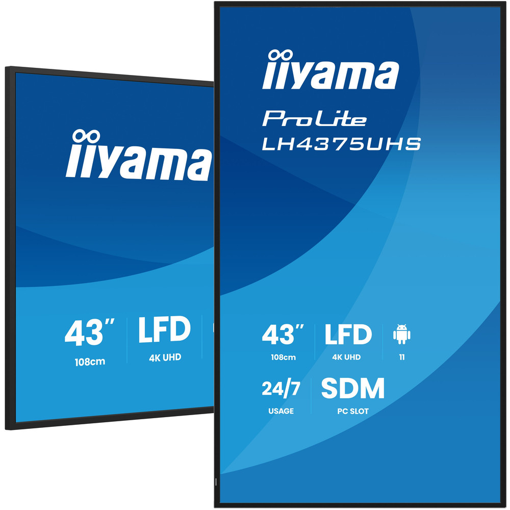 iiyama 43 LED ProLite LH4375UHS B2AG - vue 9