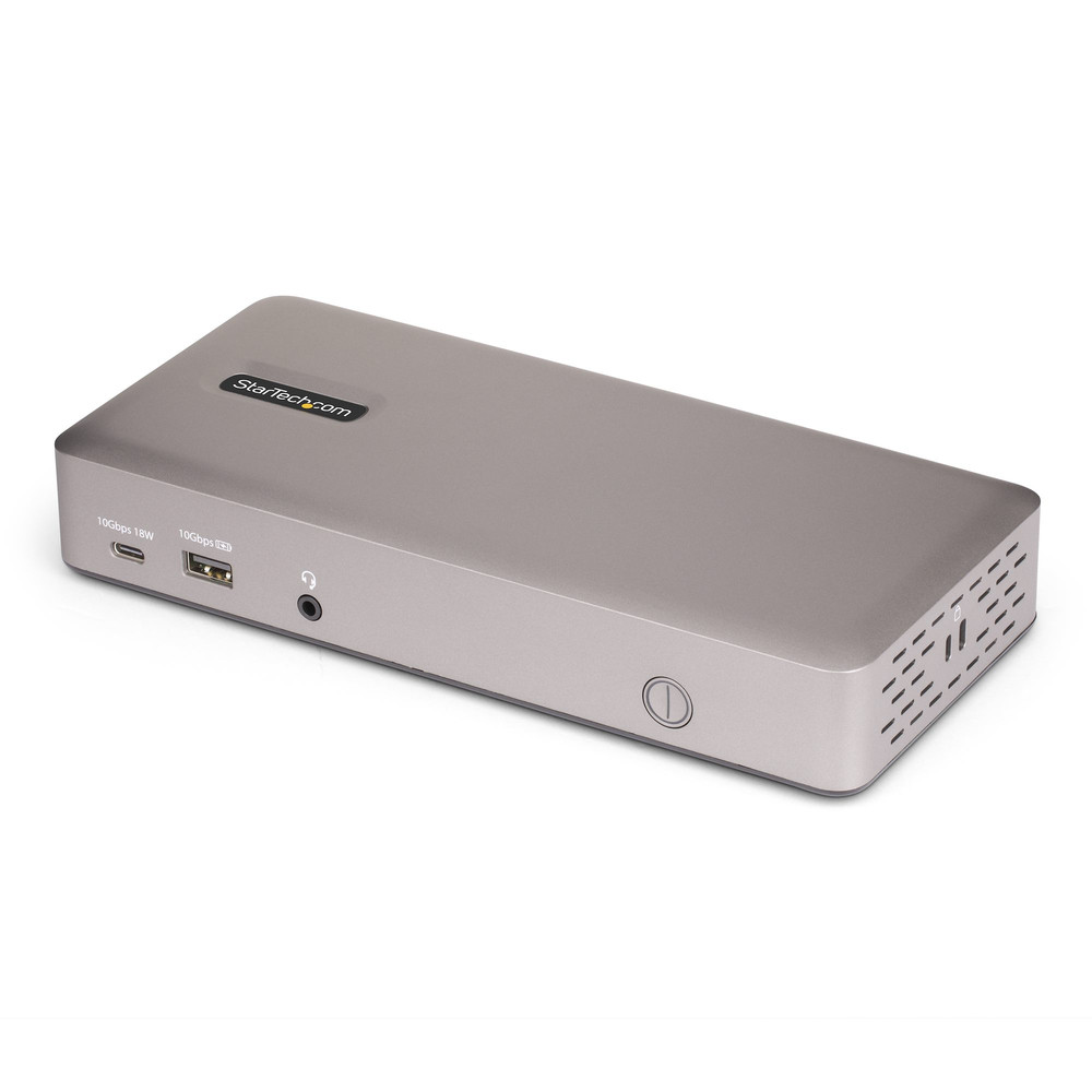 Startech.com 150ue usb4docktriple Replicatore Di Porte E Docking Station Per Laptop Cablato Usb4 Grigio - vue 3