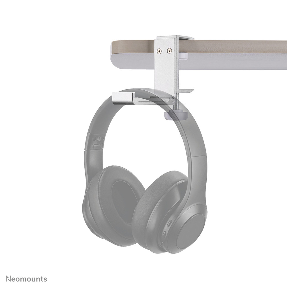 Neomounts ADS11-171SL Support pour casque d'écoute - universel, Crochet, Aluminium, 150 g, Argent