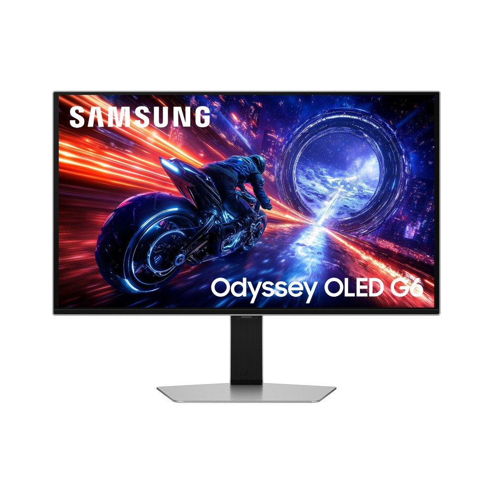 Samsung G60SF, 68,6 cm (27'), 2560 x 1440 pixels, Quad HD, OLED, 0,03 ms, Argent LS27FG602SUXEN