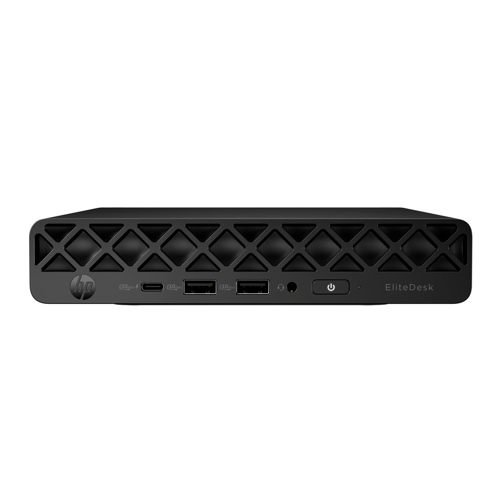 HP  EliteDesk 8 G1a - mini Ryzen 5 Pro 220 - 8 Go - SSD 256 Go - Fran&ccedil;ais - avec  Wolf Pro Security Edition (1 an)