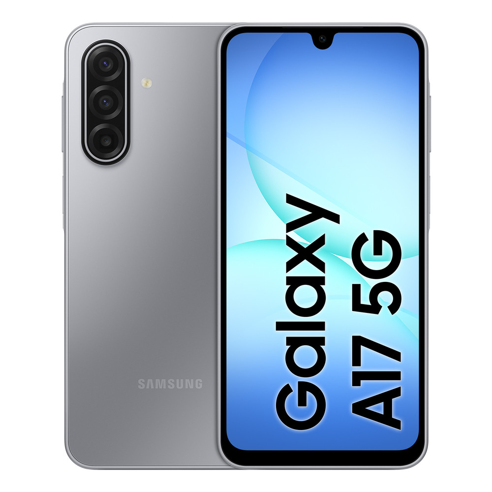 Samsung Galaxy A17 5G, 17 cm (6.7'), 4 Go, 128 Go, 50 MP, Android 15, Gris SM-A176BZAAEUB