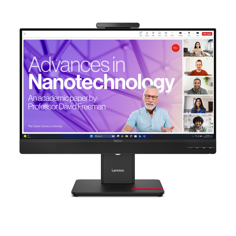 Lenovo ThinkVision T27QD-4v Moniteur, 68,6 cm (27'), 2560 x 1440 pixels, Quad HD, LCD, 6 ms, Noir 64B8UAT1EU