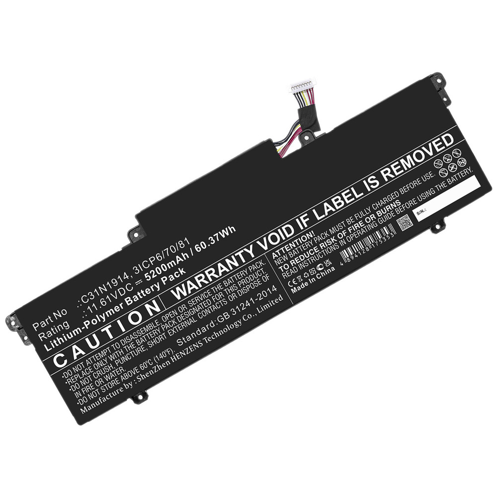 DLH AASS5136-T061Y2, Batterie, ASUS, B5402C / B5402CB / B5402CBA / B5402CE / B5402CEA / B5402CVA / B5402F / B5402FB / B5402FBA /...