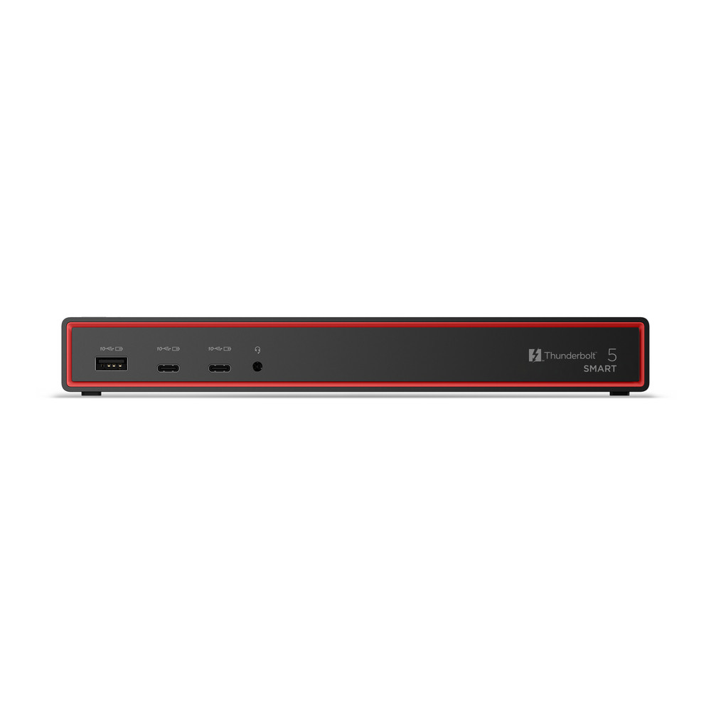 Lenovo ThinkPad Thunderbolt 5 Smart Dock 7500, Avec fil, Thunderbolt 5, 180 W, 2500 Mbit/s, Noir, Eclipse Black 40BA0265EU