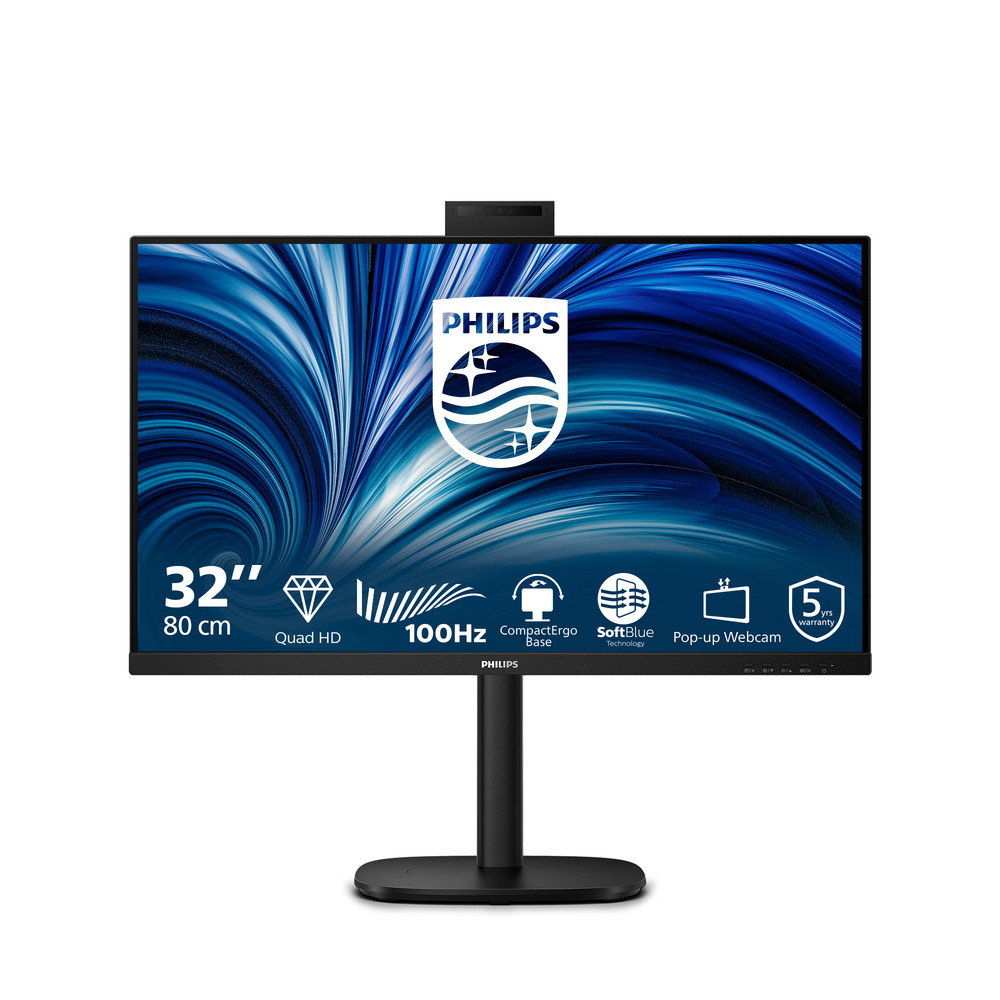 Philips 32B2U3601H 3000 Series écran LED 32 31.5 visualisable 2560 x 1440 QHD @ 100 Hz IPS 1000:1 HDMI DisplayPort USB C haut parleurs - vue 7