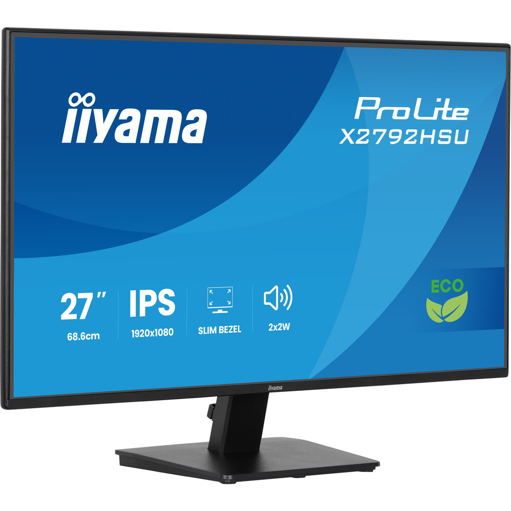 iiyama ProLite X2792HSU-B1, 68,6 cm (27'), 1920 x 1080 pixels, Full HD, LED, 3 ms, Noir