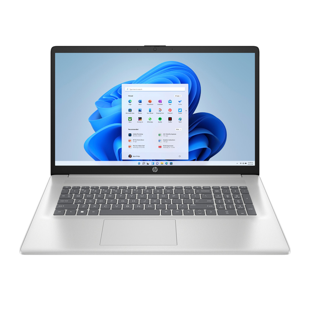 HP 17-cn3055nf, Intel® N, 43,9 cm (17.3'), 1600 x 900 pixels, 8 Go, 512 Go, Windows 11 Home C27RDEA
